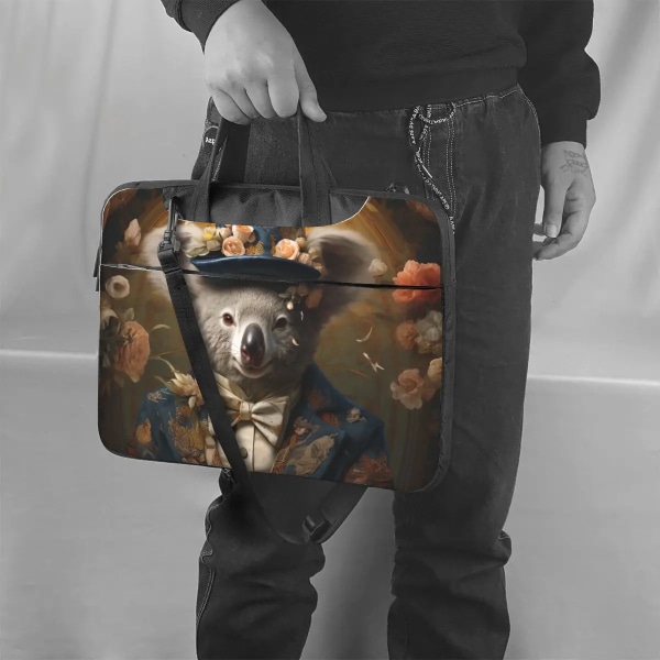 Koala Laptopväska Fantastiska porträtt Dapper Travelmate För Macbook Air Pro Xiaomi Asus Case 13 14 15 15,6 Söt påse As Picture 15.6inch