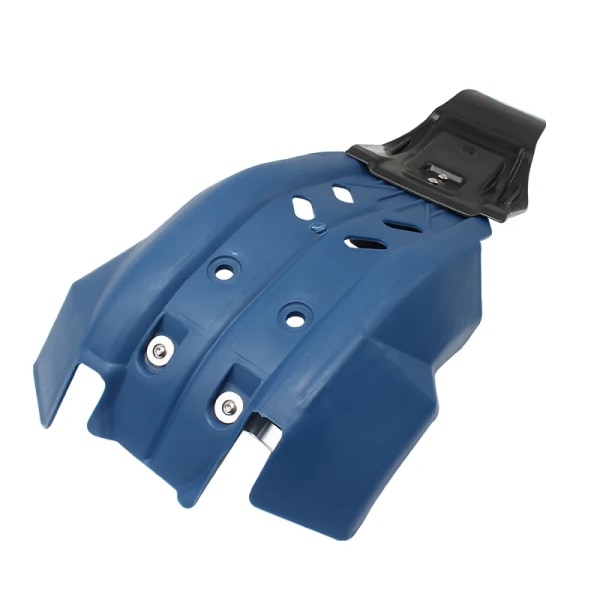 Motorcykelplatta Belly Pan Protector Nedre motorbas Chassiskyddssläde för Husqvarna TE TC FC FE 250 300 250i 300i 2019-2021 Blue