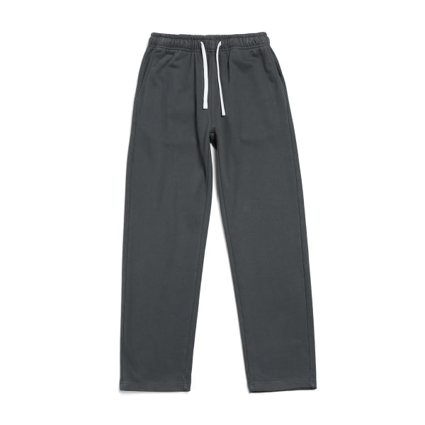 2023 Höstnya Oversize 430g Kolsyrat Kompakt Träningsbyxa i Spinning Tyg Herr Lös Plus Size Jogger med dragsko Charcoal Grey M REC 58-67.5KG