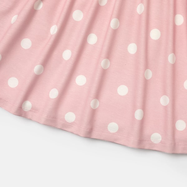 Toddler/Kid Girl Heart Print/Polka dots ärmlös klänning Green Kids10-11Years