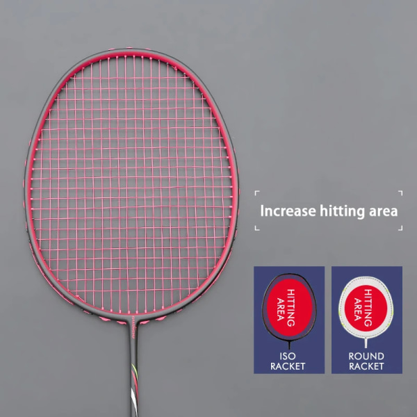 10U 52G 4 färger 100% kolfiber badmintonracketsträngar Superlätt träningsracket Professionell racket med väskor Vuxen green