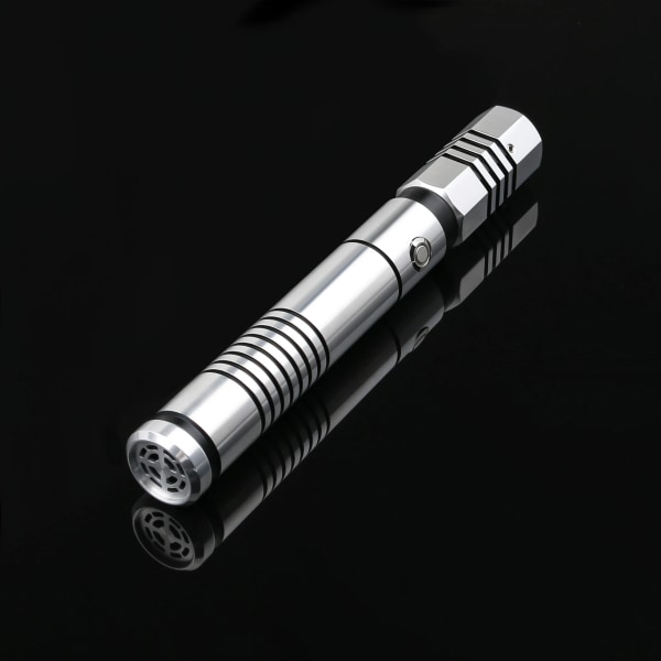 Neo Pixel Lightsaber Heavy Duellering Smooth Swing Metal Hilt RGB färgskiftande Laser Sword Blaster Cosplay Toys-E24 E24 BLACK Premium Baselit