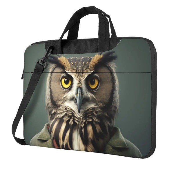 Owl Laptopväska Fantastiska porträtt Vackra kläder för Macbook Air Pro Xiaomi Asus Soft Notebook case 13 14 15 15,6 Fodral As Picture 15.6inch