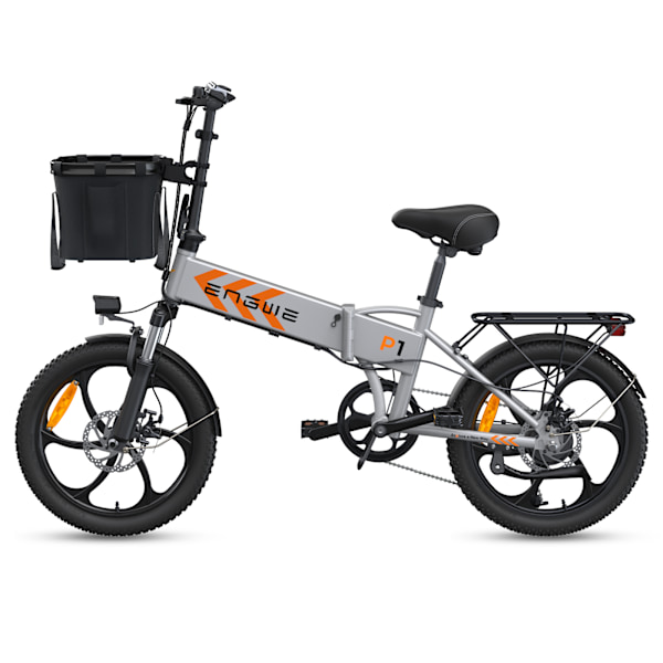 ENGWE P1 Vikbar Elcykel - 250W 36V 13Ah - 25km/H - Vridmomentsensor - silver