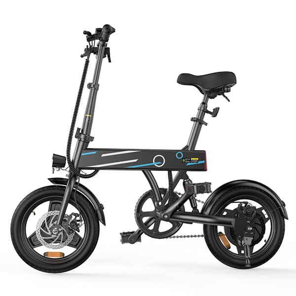 iScooter EB1 14\" Mini Elcykel för Staden, 350W, Max 25km/h, Lämplig för Tonåringar