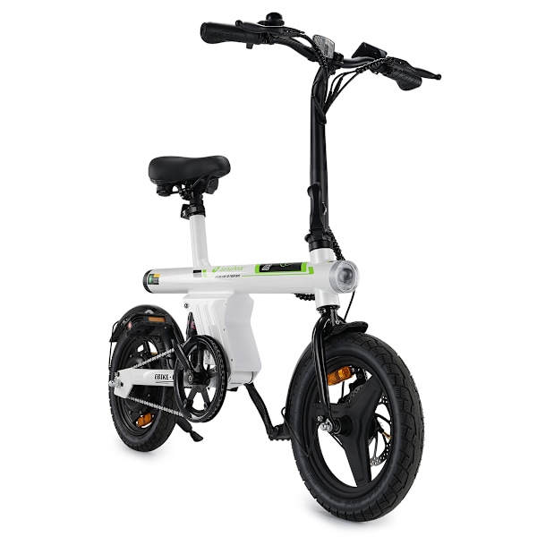 iSinwheel U1 14\" Elcykel för Stad 250W Motor 36V 7.8Ah Batteri - vit