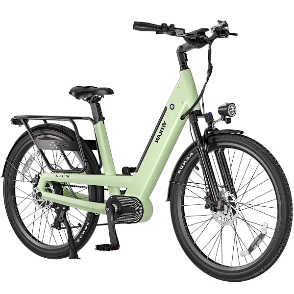 VITILAN L5 Urban Commuter Elcykel - 500W 48V 15Ah - Vridmomentsensor - grön