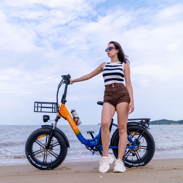 RIDSTAR MN20 Vikbar Elcykel - 1000W 48V 15Ah - 20\" Fettdäck