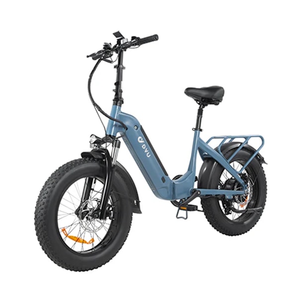 DYU FF500 Vikbar Elcykel, 500W 48V 14Ah, 20\" Fat Tire, Blå