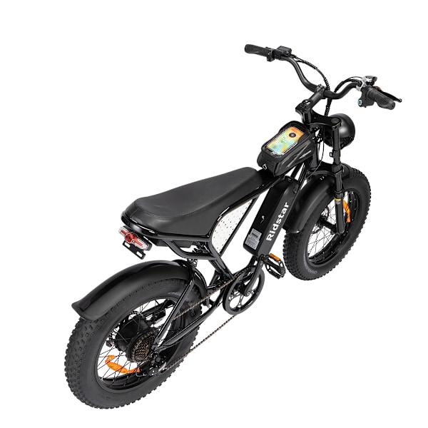 Ridstar Q20 Mini Elcykel 1000W 48V 15AH Avtagbart Batteri Fettdäck Terrängcykel