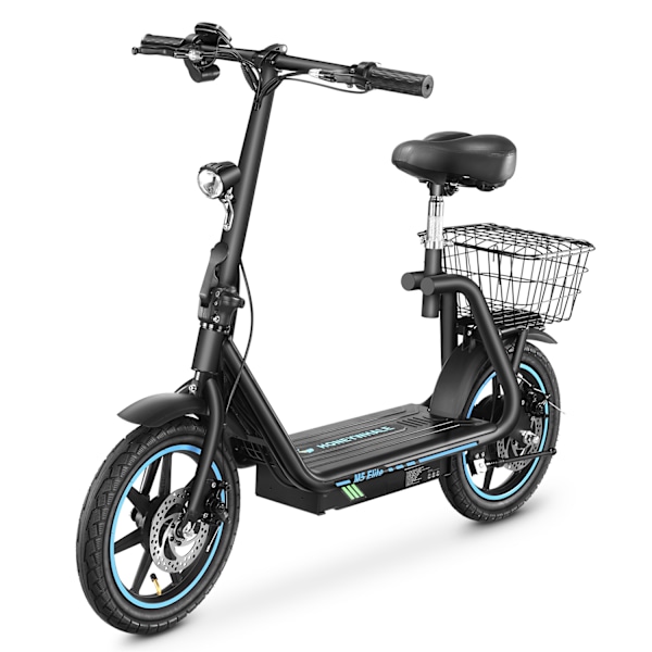 BOGIST M5 Elite El-Scooter med Säte 14\" Däck 500W 48V 13Ah Batteri
