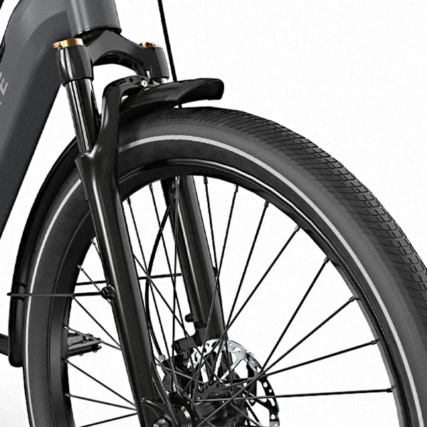 Trekking E-Bike JOBOBIKE Astra, 250W 36V 15Ah, Shimano 8S, Support Bluetooth, Grey
