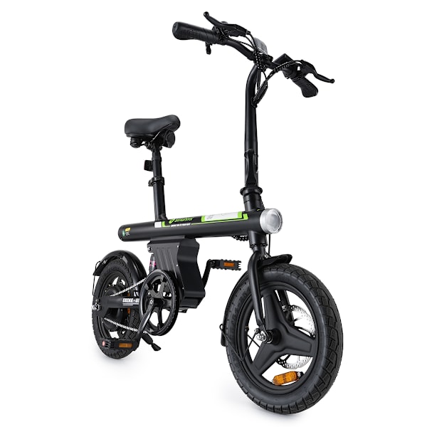 iSinwheel U1 14\" Elcykel för Stad 250W Motor 36V 7.8Ah Batteri - svart