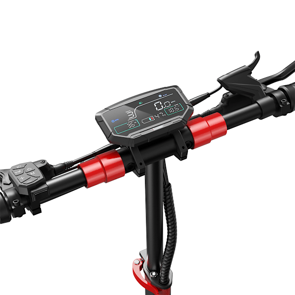 iScooter iX8 Vikbar El-Scooter - 2*1200W Motor - 48V 20AH - 12” Däck