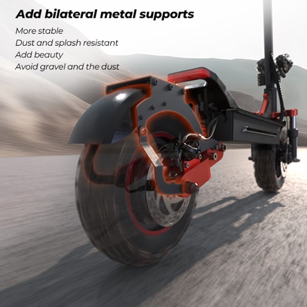iScooter iX5S Vikbar El-Scooter - 1000W 48V 15Ah - 11-tums Däck - 25km/H