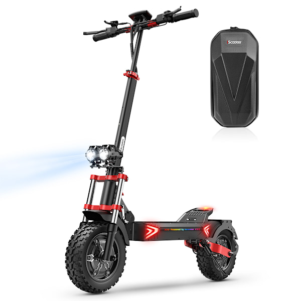 iScooter iX8 Vikbar El-Scooter - 2*1200W Motor - 48V 20AH - 12” Däck
