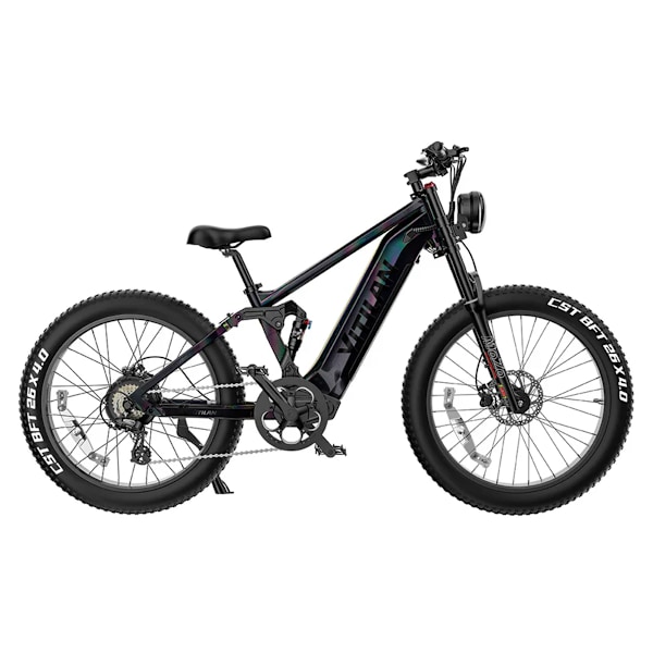 VITILAN T7 Elcykel - 750W Bafang Motor - 48V 20Ah 960Wh Batteri - 8 Växlar - Chameleon
