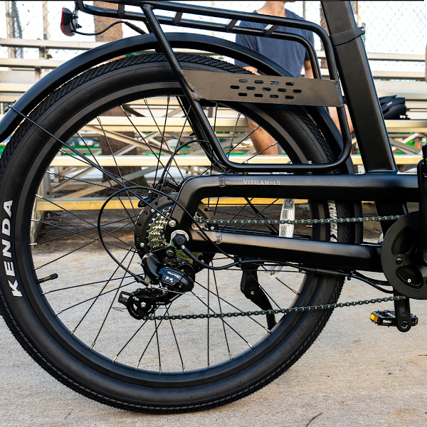 VITILAN L5 Urban Commuter Elcykel - 500W 48V 15Ah - Vridmomentsensor - svart