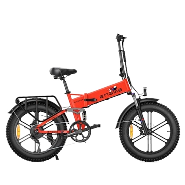 ENGWE Engine X Vikbar Elcykel - 250W 48V 13Ah - 100 km Räckvidd - 25 km/h - Red