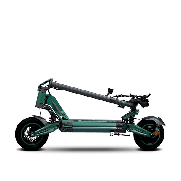 HONEY WHALE G2 Pro Vikbar El-Scooter 900W Toppmotor 54.6V 16Ah Batteri grön
