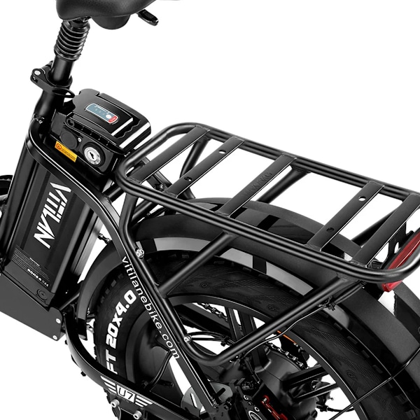 Vitilan U7 2.0 Vikbar Elcykel - 20 tum - Step-thru - 750W 48V 20Ah - svart