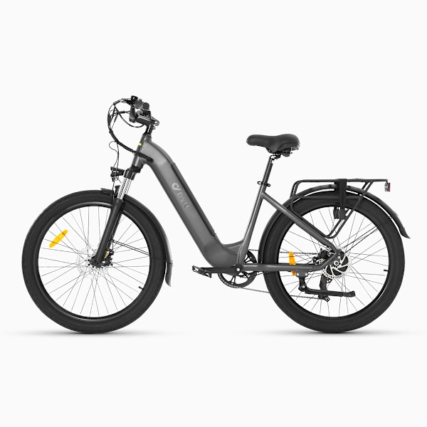 DYU C1 City Elcykel, 350W 36V 10Ah, Step-Thru, 26\" Svart