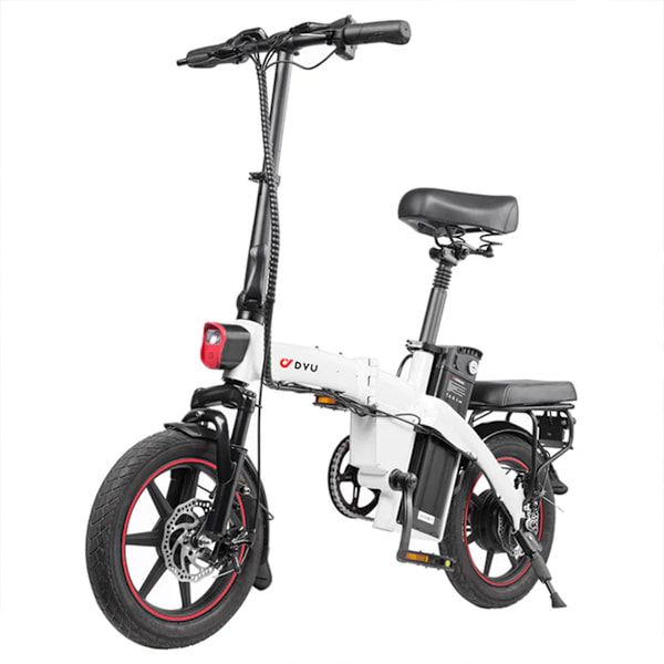 DYU A5 Hopfällbar Elektrisk Stadscykel - 14'' - 350W 48V 7.5Ah vit