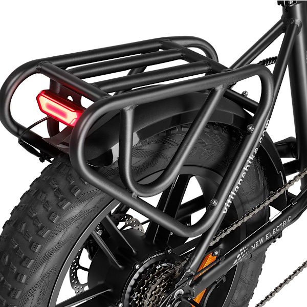 Vitilan V3 2.0 Vikbar All Terrain Elcykel - 750 W 48V 13Ah - svart