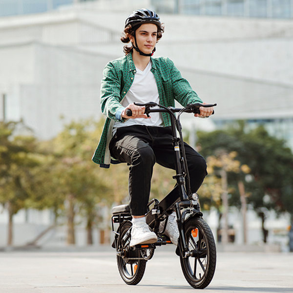 iSinwheel U3 Vikbar Elcykel - 16\" - 500W 36V 7.8Ah - svart