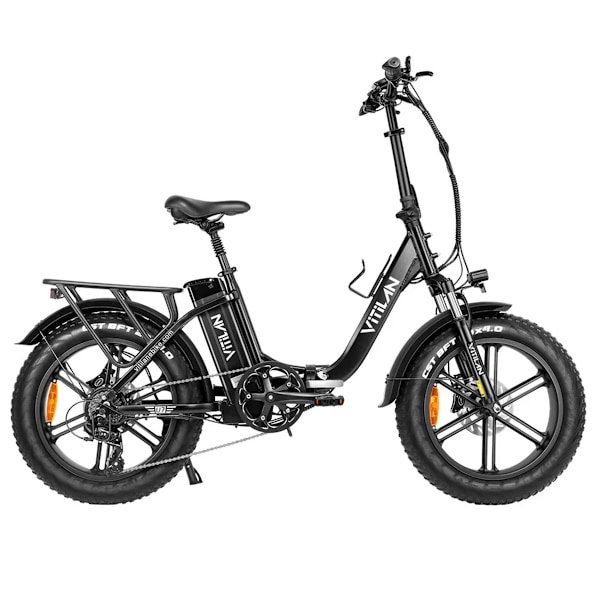 Vitilan U7 2.0 Vikbar Elcykel - 20 tum - Step-thru - 750W 48V 20Ah - svart