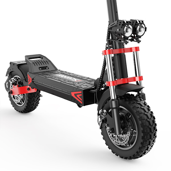 iScooter iX8 Vikbar El-Scooter - 2*1200W Motor - 48V 20AH - 12” Däck