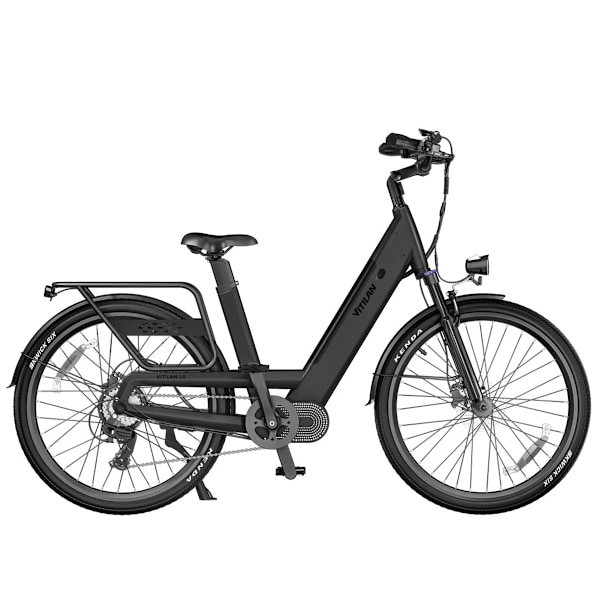 VITILAN L5 Urban Commuter Elcykel - 500W 48V 15Ah - Vridmomentsensor - svart