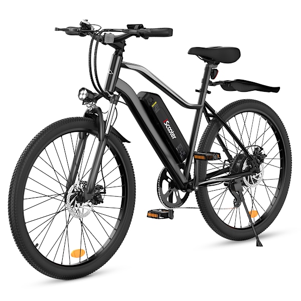 iScooter EB3 City Elcykel, 500W 36V 10.4Ah, Räckvidd 75-100km, Svart