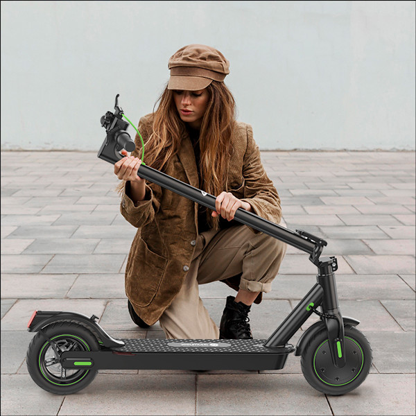 iSinwheel S9Pro El-Scooter - 8,5 tum - 330W 36V 7,5Ah - App-kontroll - Bakre fjädring