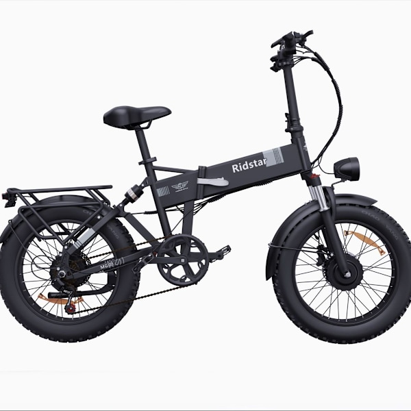 Ridstar H20 Pro Vikbar Elcykel - 2000W Dubbelmotor - 48V 23AH Batteri