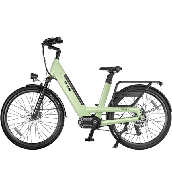 VITILAN L5 Urban Commuter Elcykel - 500W 48V 15Ah - Vridmomentsensor - grön