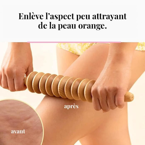 tuuli Trämassagesats Maderotherapy Roller Cup Gua Sha Massager