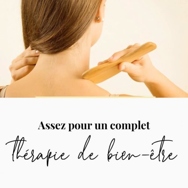 tuuli Gua Sha Wood Massage Kit Nacke Axlar Armar Hand Maderotherapy