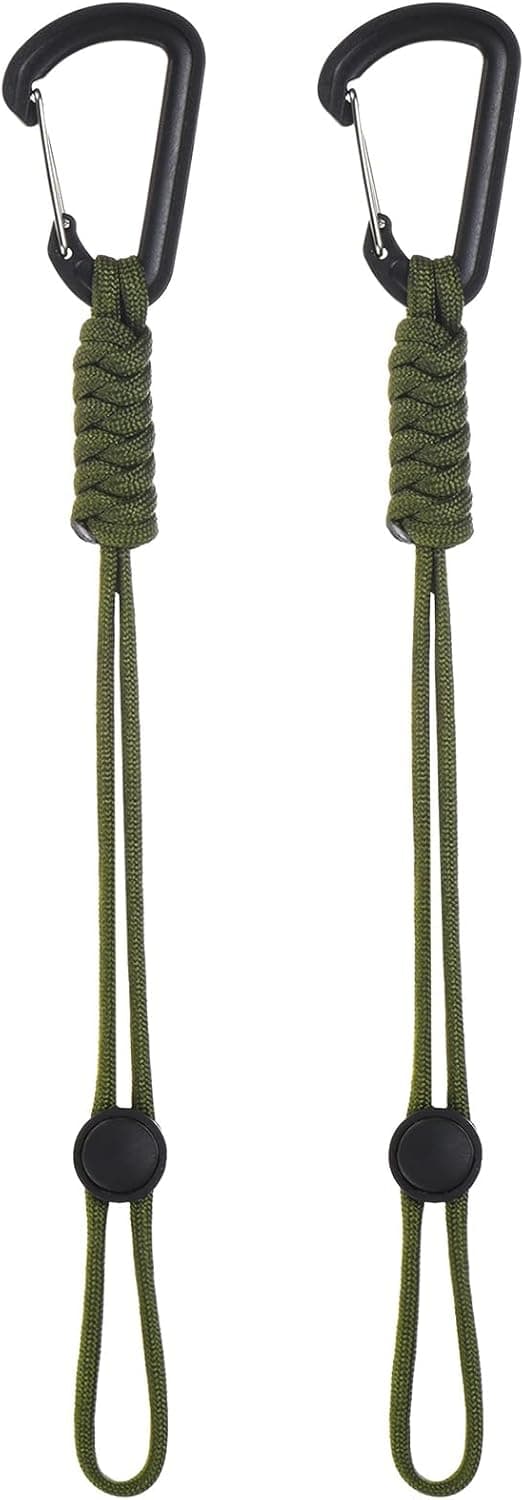 1-pack Paracord nyckelringar med klämmor