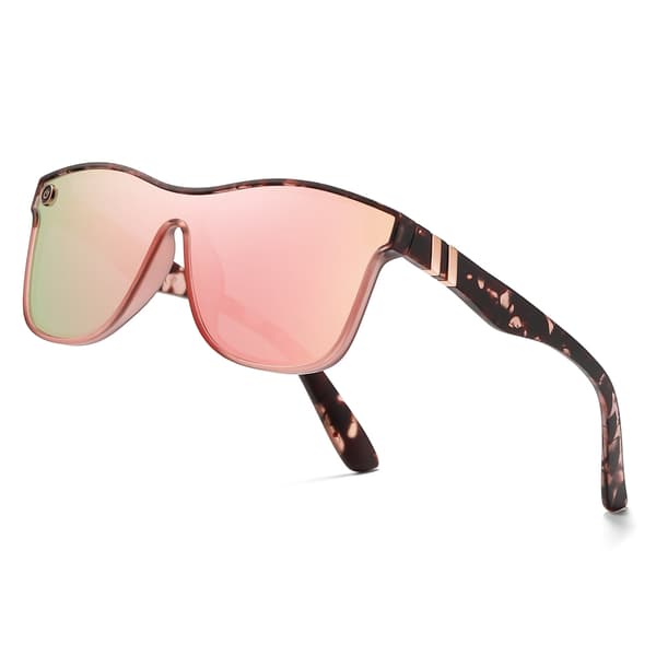 UV400-skydd Oversized Solglasögon Kvinnor Män Splittersäker Lins för Bilkörning Utomhus pink