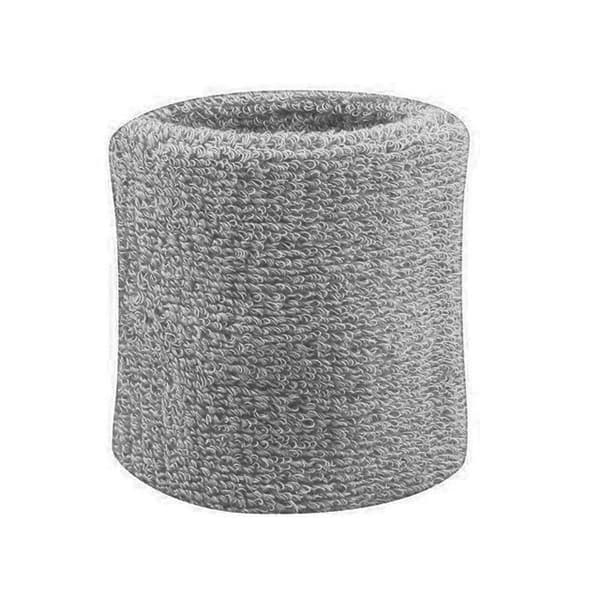 Svettband - Handledsband - Korta [8cm] - Dubbelpack - Grå grå one size grå