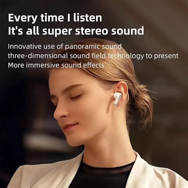 TWS Trådlösa Hörlurar Stereo Bluetooth Hörlurar För iPhone & Android black