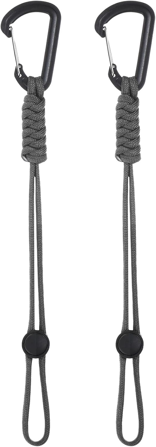 1-pack Paracord nyckelringar med klämmor