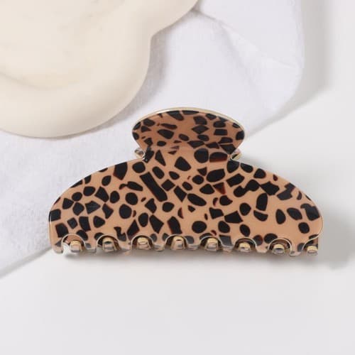 Nya Starka Stora Hårklämmor med Leopardtryck Mode För Kvinnor Damer style 2