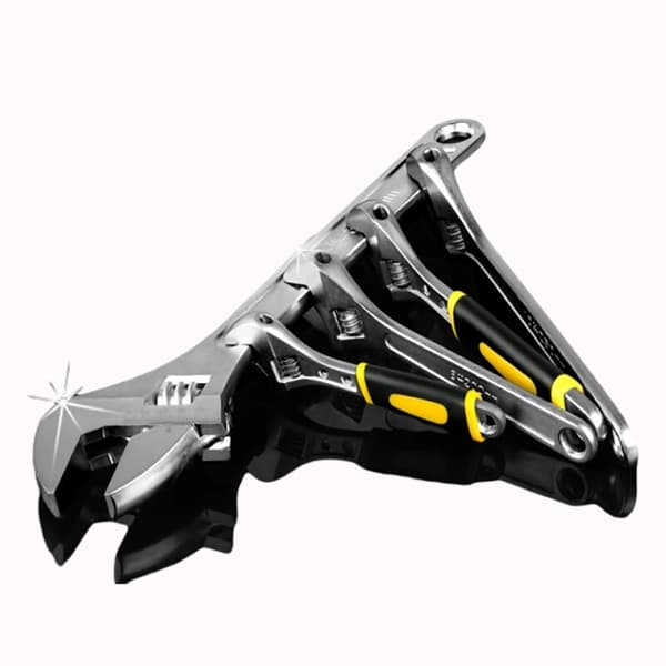 Kraftig Justerbar Skiftnyckel 6 8"(multi-purpose handle)