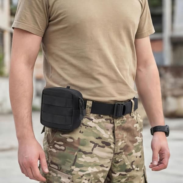 2-pack Mini Taktisk Molle Kompakt Ammunitionsficka