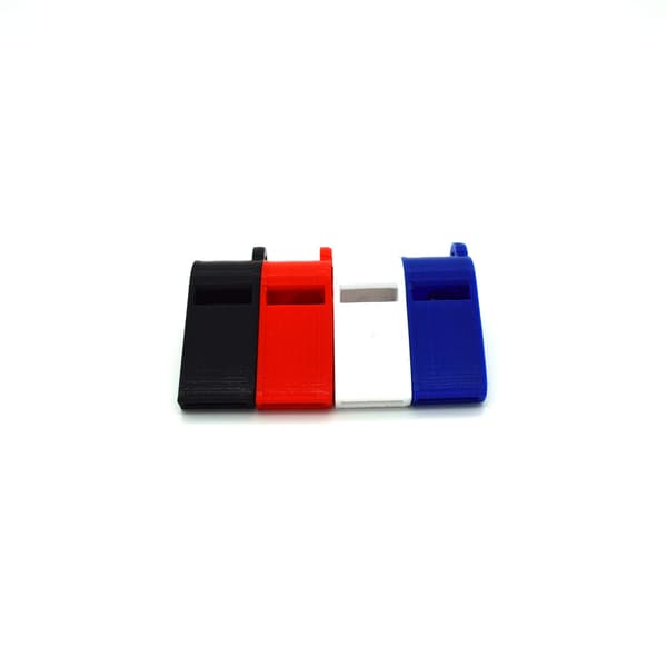 Visselpipa 1-pack PLA-plast 118+ Db Svart M