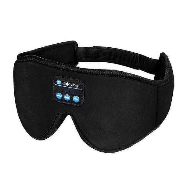 Sovmask med hörlurar, Andningsbara sovhörlurar för sömn blue