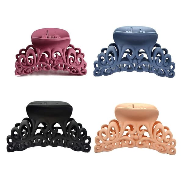 4-pack Barrette Hårklämmor Halkfria