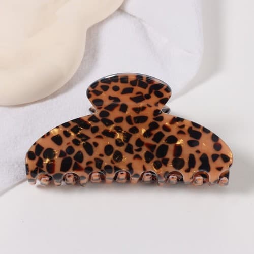 Nya Starka Stora Hårklämmor med Leopardtryck Mode För Kvinnor Damer style 2